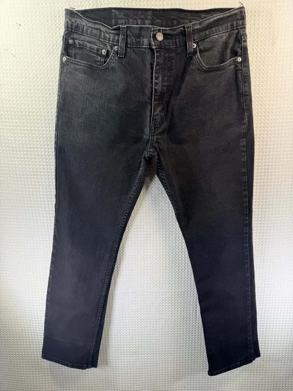 Levi's 511 Slim Fit Black Denim Jeans, Men's Size 36x30